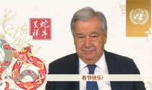 万事如意，国泰民安：古特雷斯、普京等国际政要贺中国新春
